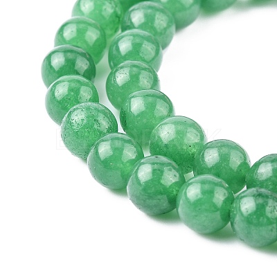 Natural White Jade Bead Strands X-G-R165-8mm-14-1