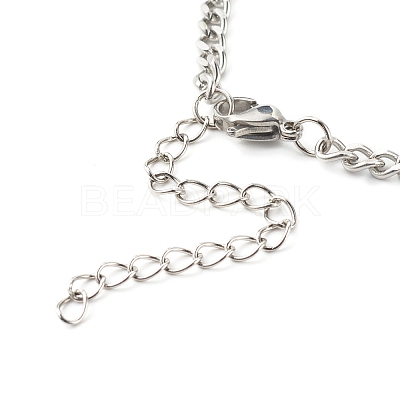 Tarnish Resistant 304 Stainless Steel Twisted Chains Bracelet Making X-AJEW-JB01064-1