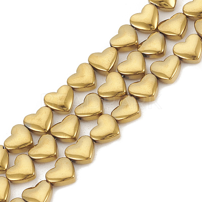 Electroplate Non-magnetic Synthetic Hematite Beads Strands G-T061-101F-1