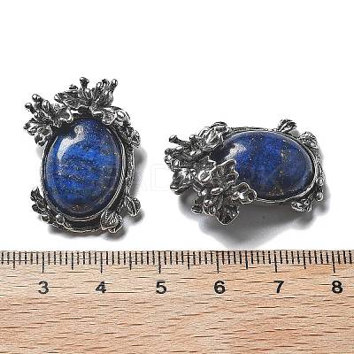 Dyed Natural Lapis Lazuli Pendants G-H083-01AS-04-1