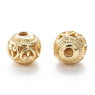Alloy Hollow Beads X1-PALLOY-P238-23G-RS-1