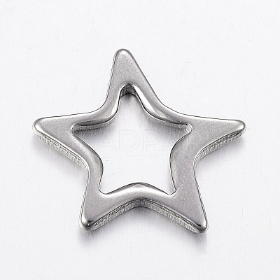 Non-Tarnish 304 Stainless Steel Linking Rings X-STAS-G172-56P-1