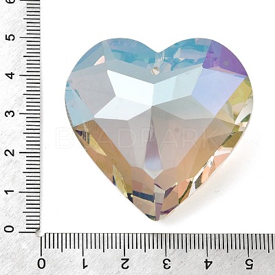Electroplate Glass Charms EGLA-M028-01G-1