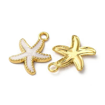 304 Stainless Steel Enamel Pendants STAS-L299-19G-06-1