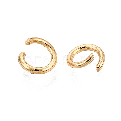 304 Stainless Steel Open Jump Rings STAS-Q113-6x1.0mm-G-01-1