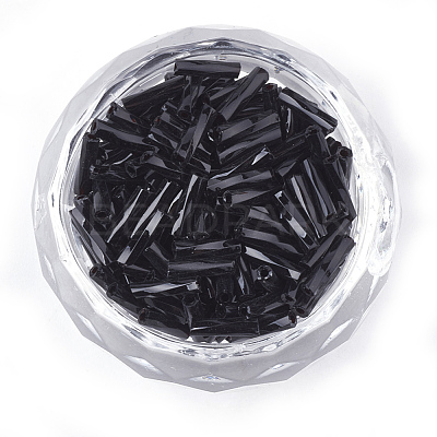 Glass Twisted Bugle Seed Beads SEED-S018-02B-1