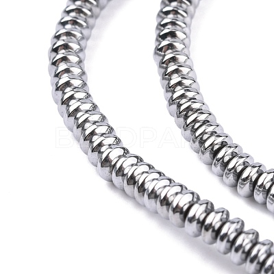 Non-Magnetic Synthetic Hematite Beads Strands X-G-C124-4x2mm-2-1