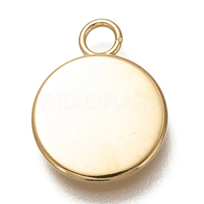 304 Stainless Steel Pendant Cabochon Settings X-STAS-Z030-01I-G-1