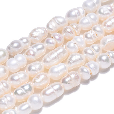 Natural Cultured Freshwater Pearl Beads Strands X-PEAR-N012-04R-1