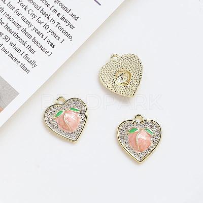 Alloy Rhinestone Pendants INS-PW0002-10B-1