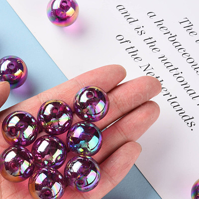 Transparent Acrylic Beads MACR-S370-B20-743-1