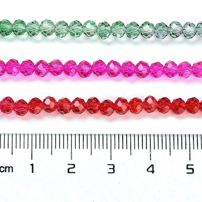 Transparent Painted Glass Beads Strands LS-DGLA-A034-T4mm-A24-1