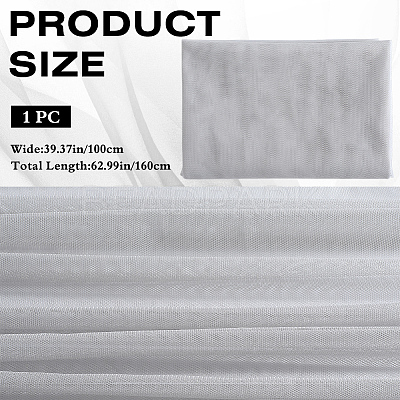 Polyester Mesh Fabric DIY-WH20009-40F-1