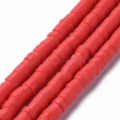 Handmade Polymer Clay Beads X-CLAY-R067-4.0mm-30-1