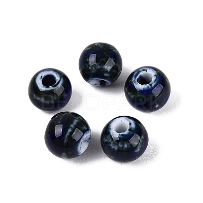 Vintage Handmade Porcelain Beads PORC-Q006-13A-08-1