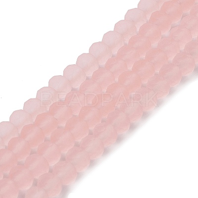 Transparent Glass Beads Strands EGLA-A034-T6mm-MD22-1