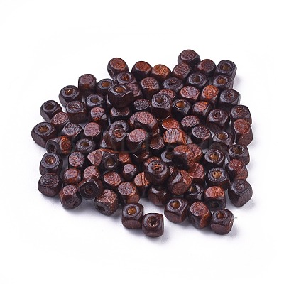 Dyed Natural Wood Beads WOOD-S616-1-LF-1