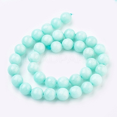 Natural Malaysia Jade Beads Strands G-K288-6mm-13-1