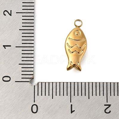 PVD Vacuum Plating 201 Stainless Steel Pendants STAS-C111-22G-1