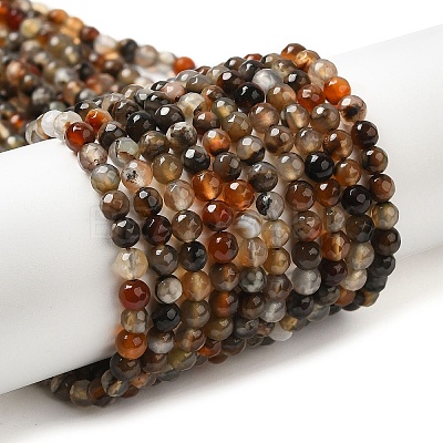Natural Agate Beads Strands G-H302-A01-03-1