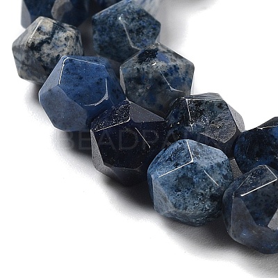 Natural Dumortierite Quartz Beads Strands G-G030-A04-02-1