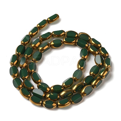 Electroplate Glass Beads Strands X-EGLA-P061-02A-02-1
