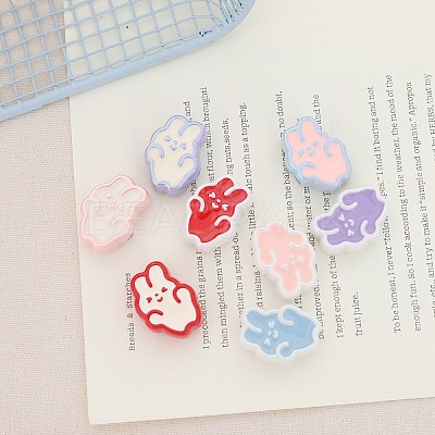 Opaque Acrylic Beads SACR-P030-B06-1