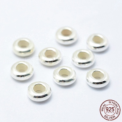 925 Sterling Silver Beads STER-I014-7mm-24S-1