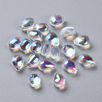Transparent Glass Beads GGLA-M004-05A-1