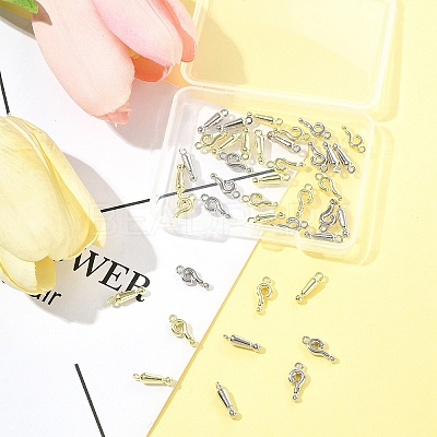 40Pcs 4 Styles Alloy Pendants FIND-FS0004-17-1
