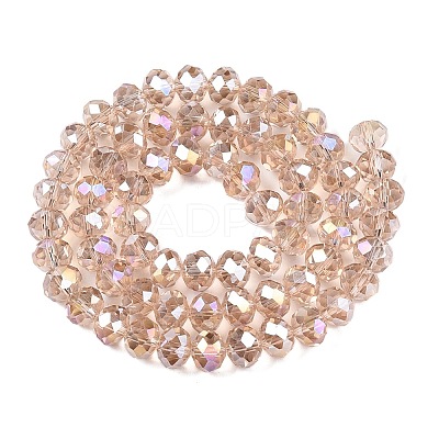 Electroplate Glass Beads Strands LS-EGLA-A044-T8mm-B20-1