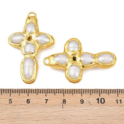 Natural Pearl Pendants KK-H516-21G-1