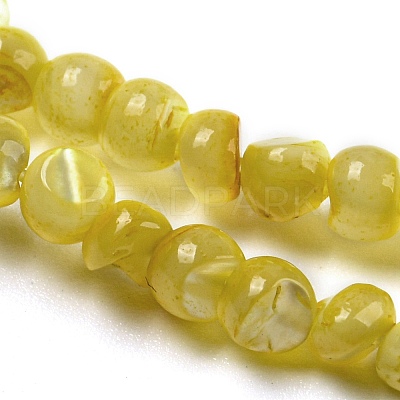 Natural White Shell Dyed Beads Strands BSHE-Z005-03F-1