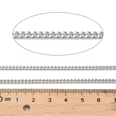 316L Surgical Stainless Steel Curb Chains CHS-H115-01B-P-1
