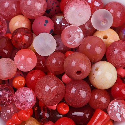 DIY Lampwork Beads & Glass Seed Beds Jewelry Making Findings Kits SEED-K010-01E-1