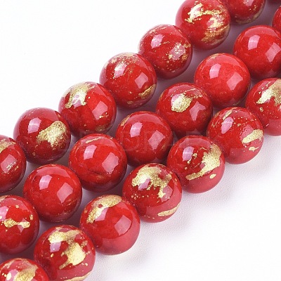 Natural Mashan Jade Beads Strands G-F670-A14-4mm-1