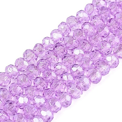 Baking Paint Glass Beads Strands EGLA-Q120-B-A01-1