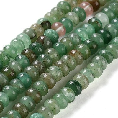 Natural Green Aventurine Beads Strands G-D481-03B-1
