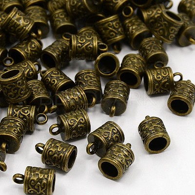 Tibetan Style Cord Ends LS-TIBEP-LF10887YKG-AB-FF-1