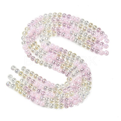Electroplate Glass Beads Strands EGLA-D300-06-8mm-13-1