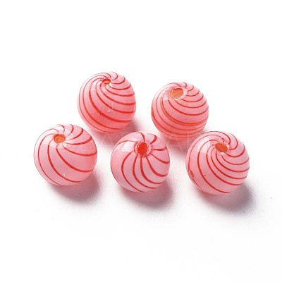 Handmade Blown Glass Globe Beads X-GLAA-T012-44-1