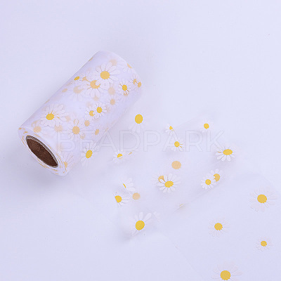 25 Yards Polyester Tulle Fabric Rolls PW-WG52432-12-1
