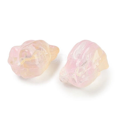 Transparent Spray Paint Glass Beads X1-GLAA-H035-01B-1