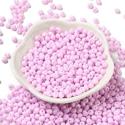 6/0 Opaque Baking Paint Glass Seed Beads X1-SEED-M012-02A-32-1