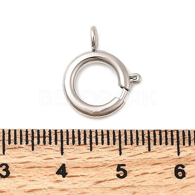 Brass Spring Ring Clasps KK-D407-20P-D-1