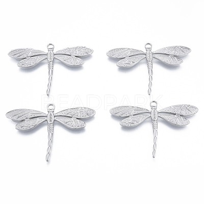 Non-Tarnish 304 Stainless Steel Pendant Rhinestone Settings STAS-N098-196P-1