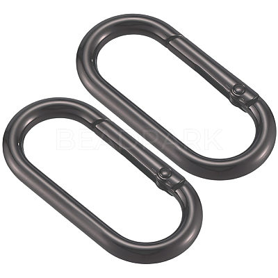 6Pcs Alloy Spring Gate Rings FIND-SP0001-24B-1