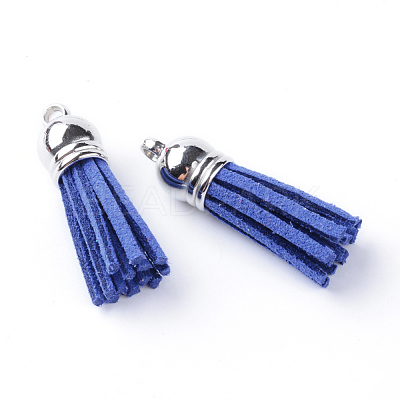 Faux Suede Tassel Pendant Decorations X-FIND-T002-A37-1