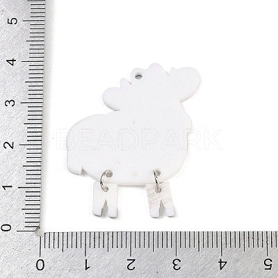 Printed Acrylic Pendants MACR-I037-01B-1