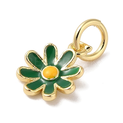 Brass Enamel Charms KK-L216-006G-03-1